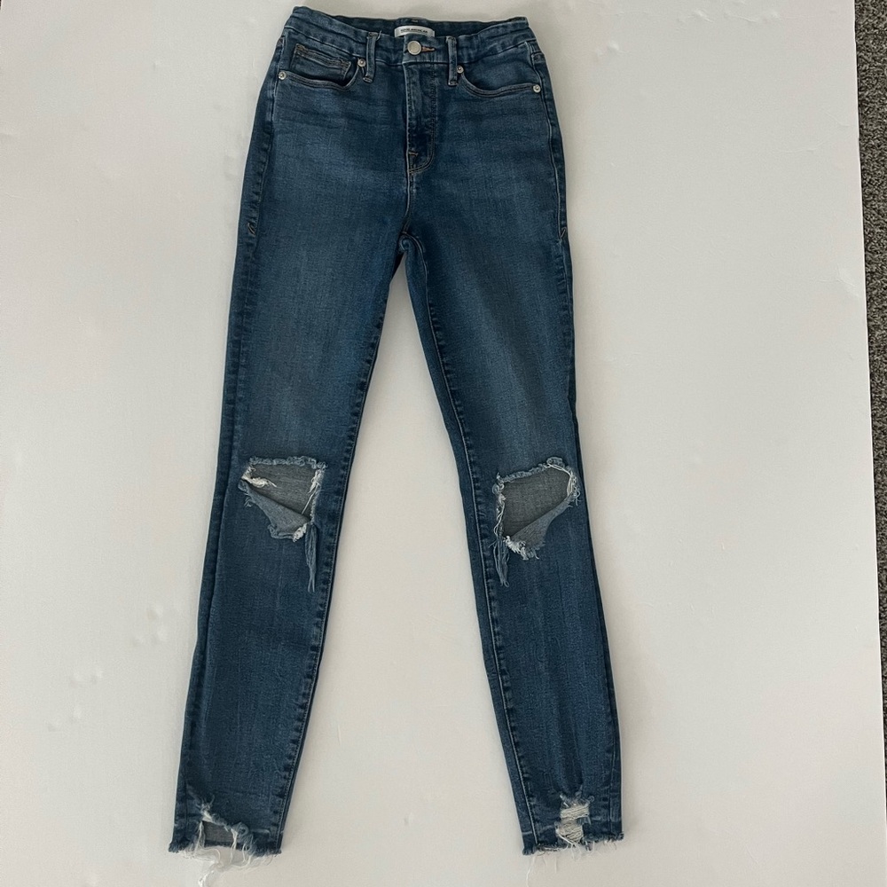 Good American Good Legs Skinny Jeans Size 2/26